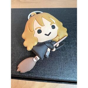 Harry Potter Hermione Granger Key Chain 3D Key Ring Flying Broom